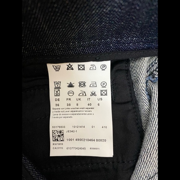 HUGO BOSS Women’s Dark Wash Denim Skirt - Picture 6 of 11